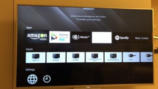 BRAVIA Android TV アプリ画面 スクリーンショット